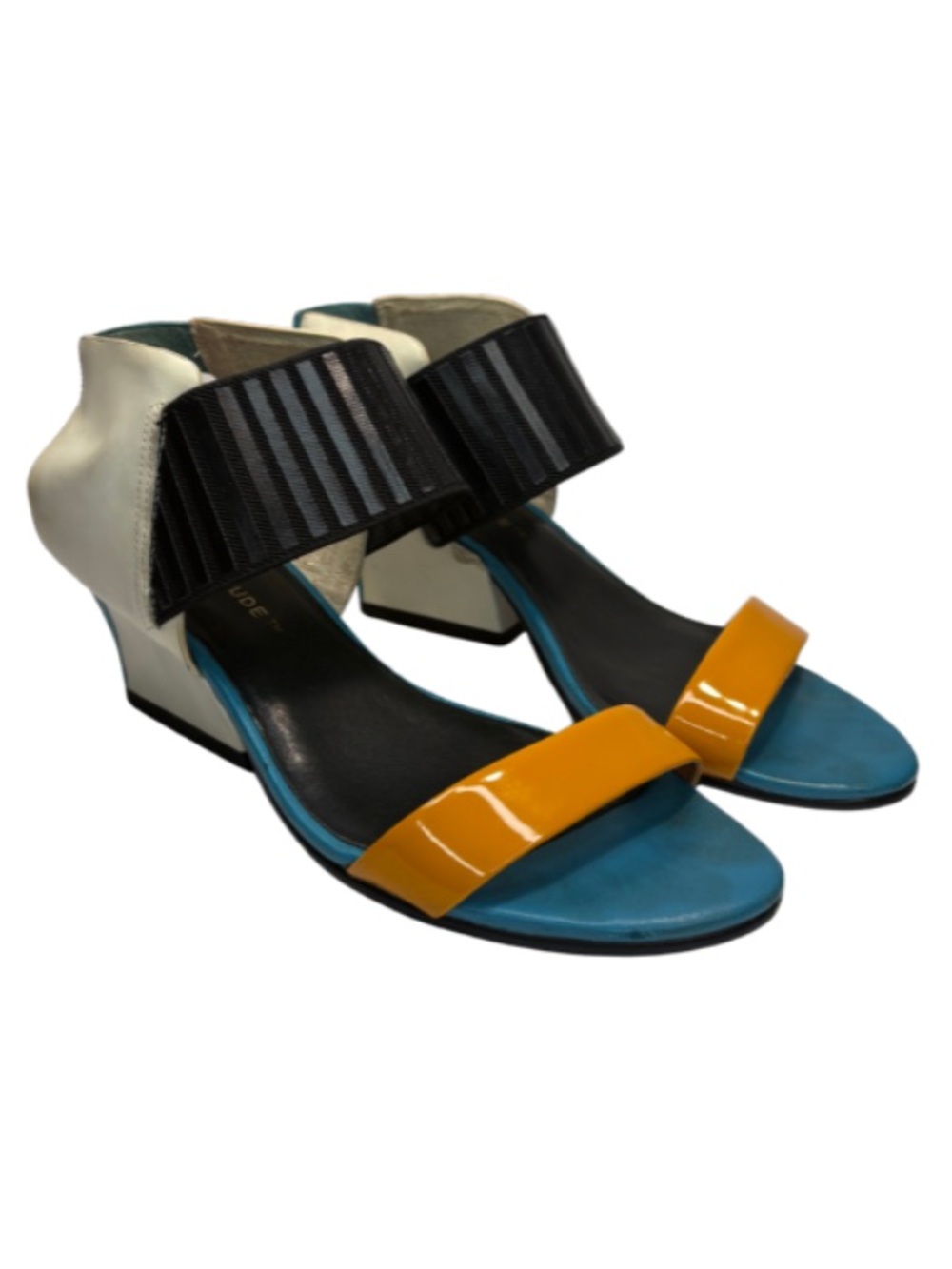 United Nude Colorblock Leather Heeled Sandals | 38 - Picture 6 of 10